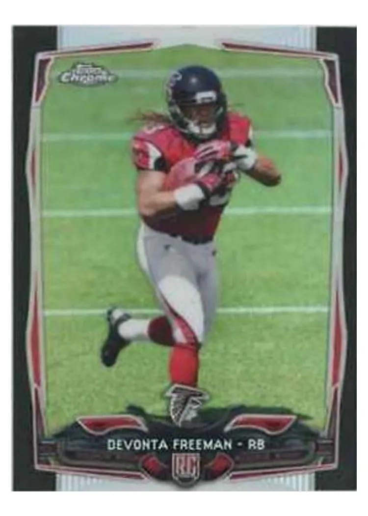 2014 Topps Chrome Mini Devonta Freeman #216 card