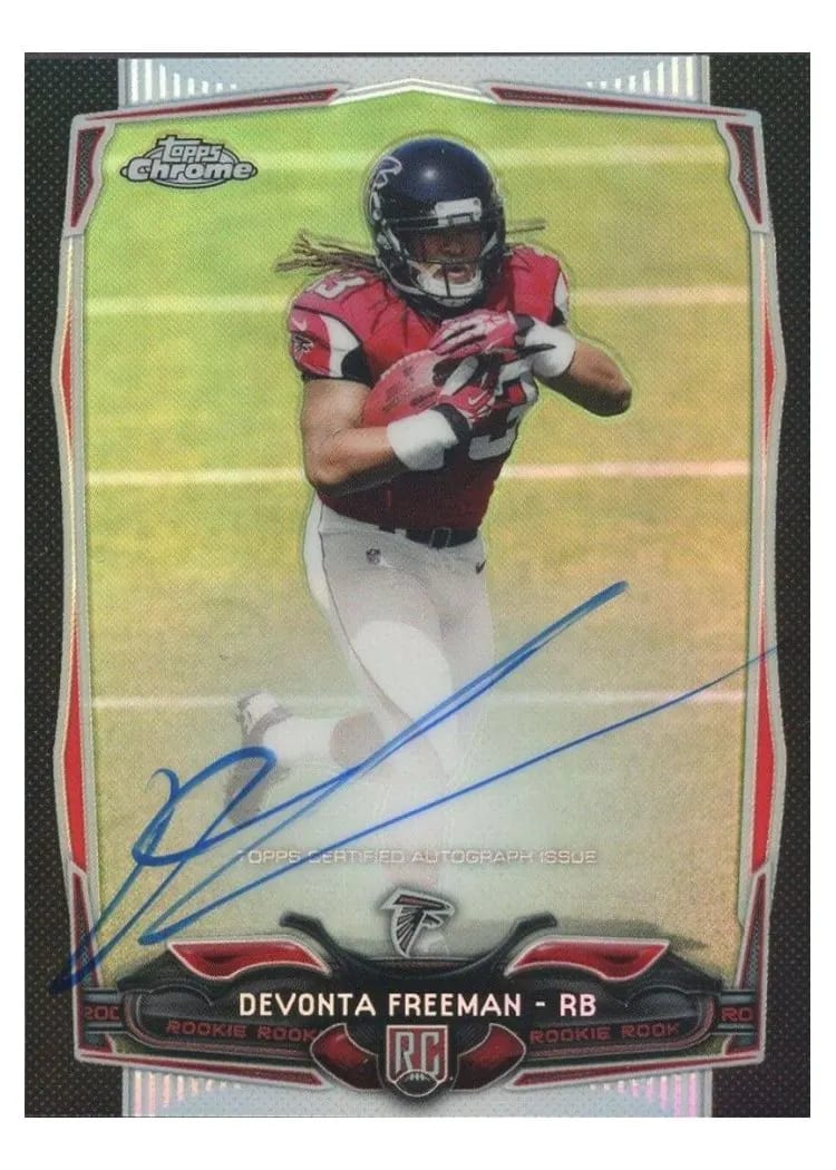 2014 Topps Chrome Mini Devonta Freeman #216 card