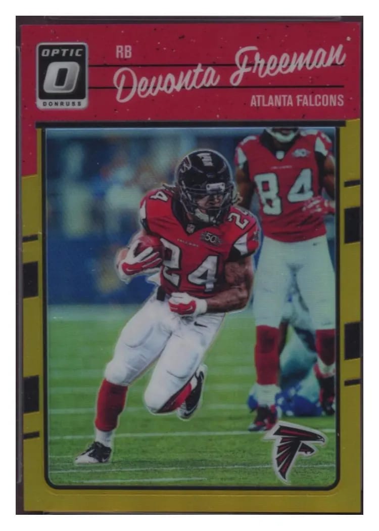 2016 Donruss Optic Base Set Devonta Freeman #5 card