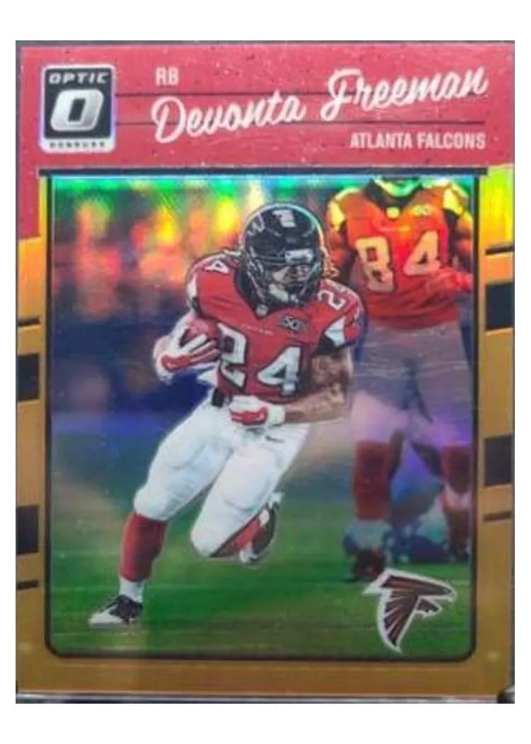 2016 Donruss Optic Base Set Devonta Freeman #5 card