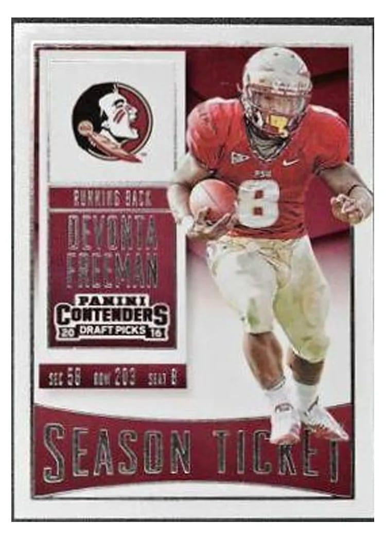 2016 Panini Contenders Draft Picks Devonta Freeman #31 card