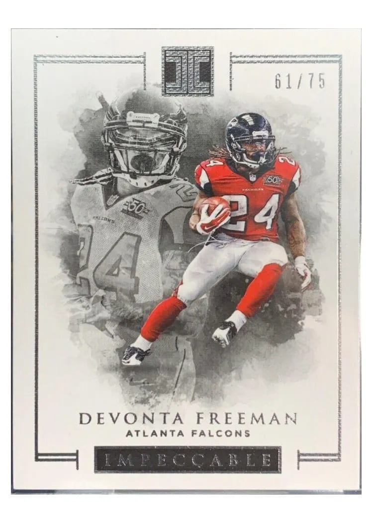 2016 Panini Impeccable Devonta Freeman #36 card