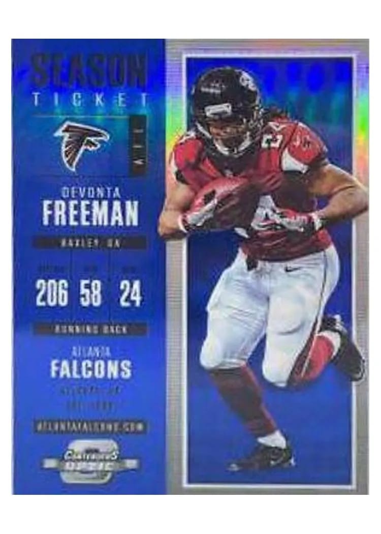 2017 Panini Contenders Optic Devonta Freeman #3 card