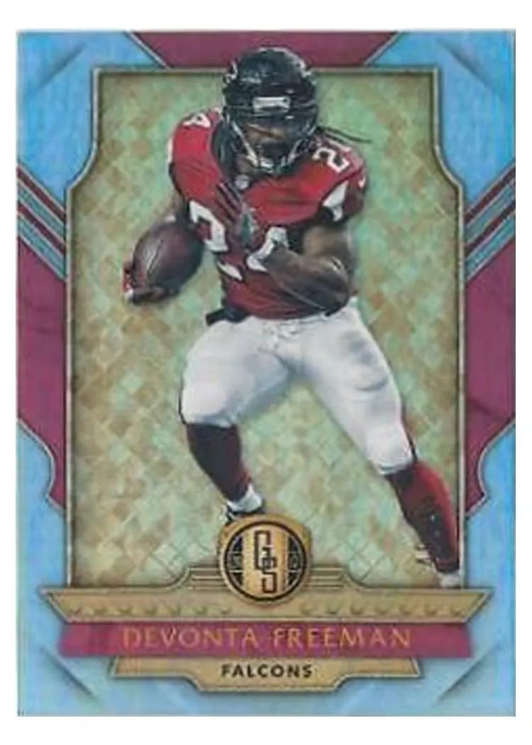 2017 Panini Gold Standard Devonta Freeman Platinum #17 card