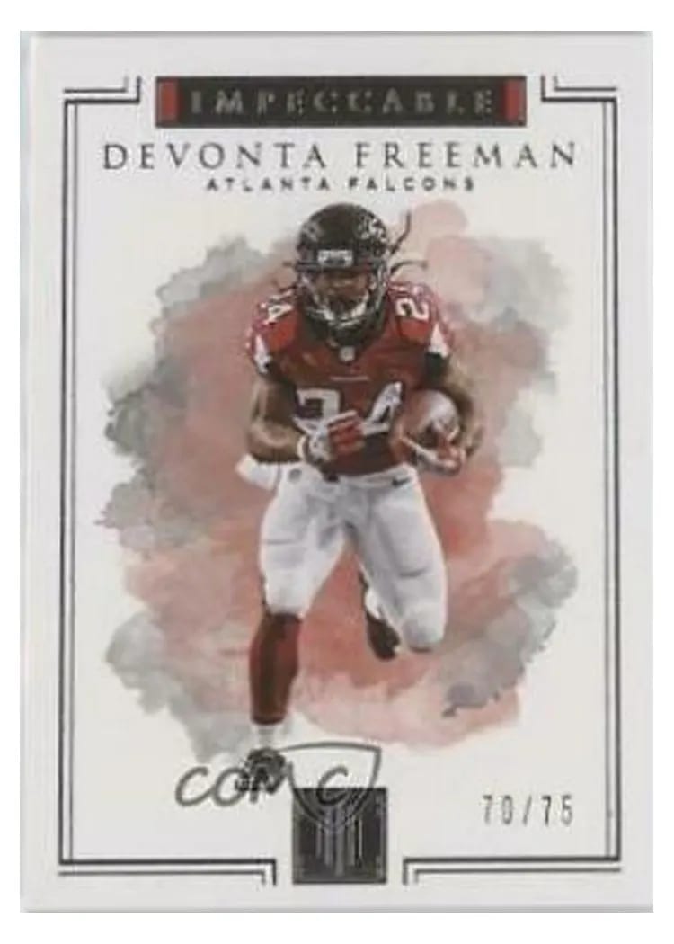 2017 Panini Impeccable Devonta Freeman #31 card