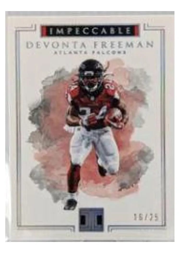 2017 Panini Impeccable Devonta Freeman #31 card