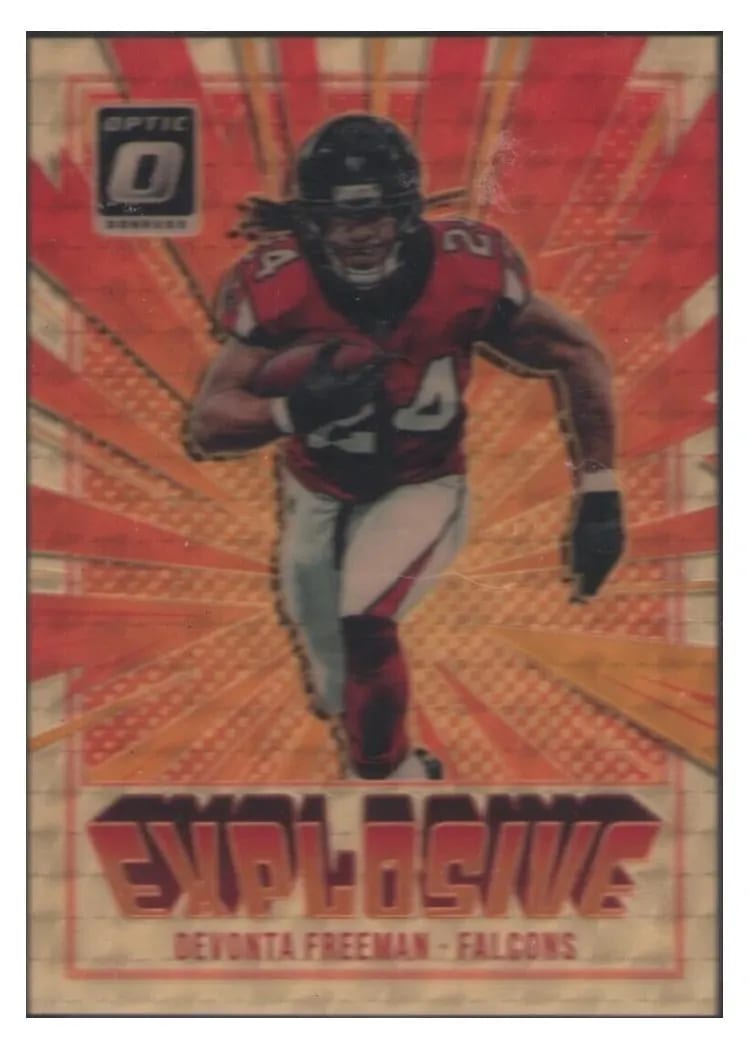 2018 Donruss Optic Explosive Devonta Freeman #14 card