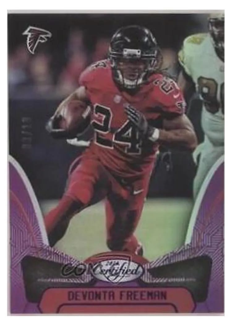 2018 Panini Certified Devonta Freeman #46 card