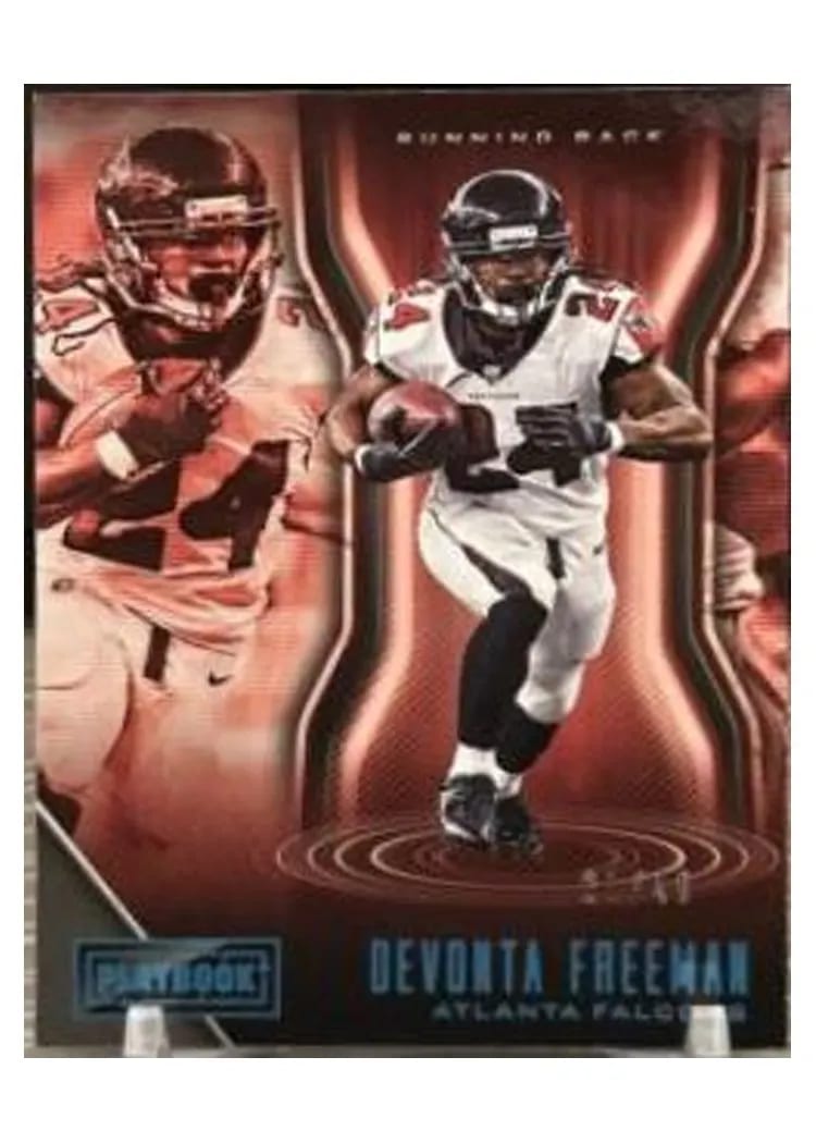 2018 Panini Playbook Devonta Freeman #86 card