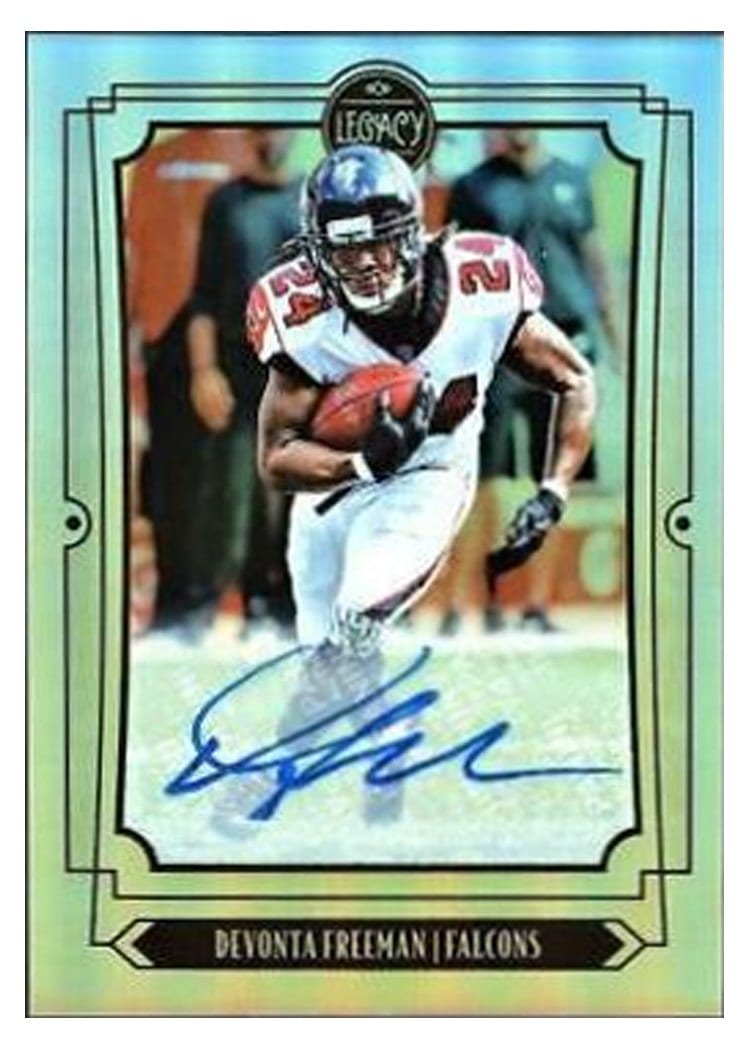 2019 Panini Legacy Premium Penmanship Devonta Freeman #5 card