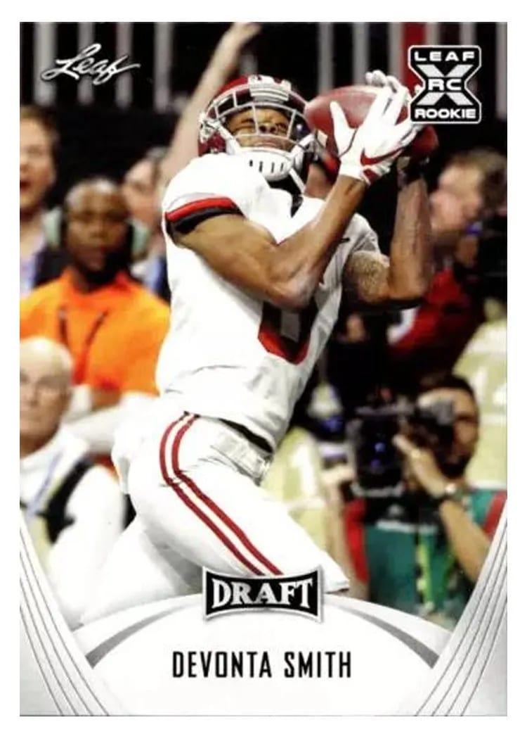 2021 Leaf Draft DeVonta Smith #26 card