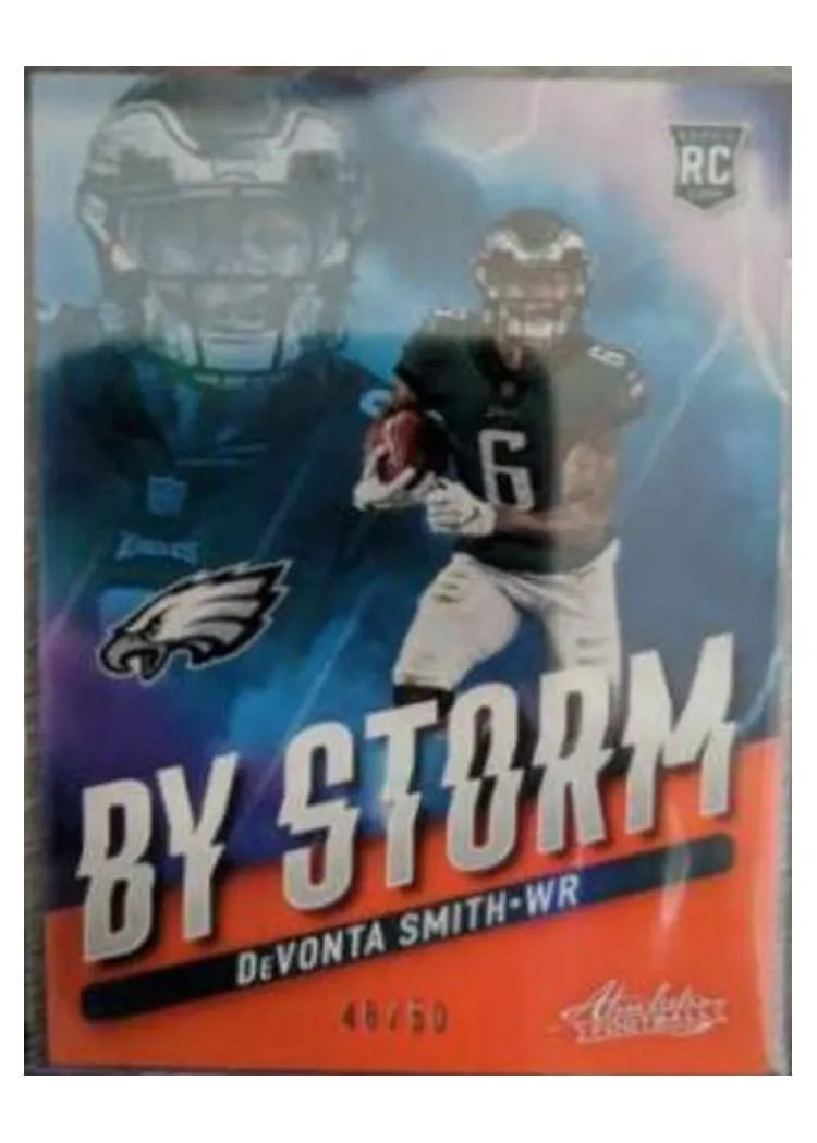 2021 Panini Absolute By Storm DeVonta Smith #BST-7 card