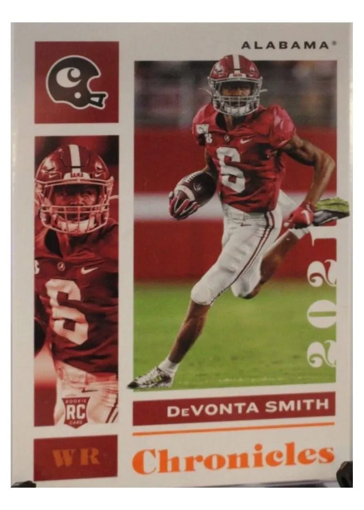 2021 Panini Chronicles Draft Picks DeVonta Smith #6 card