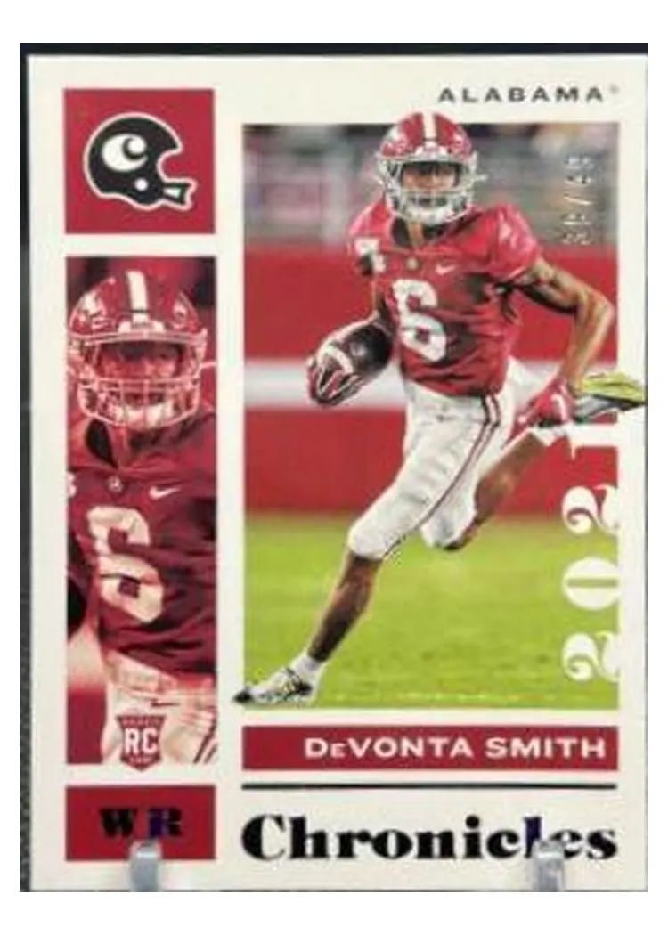 2021 Panini Chronicles Draft Picks DeVonta Smith #6 card