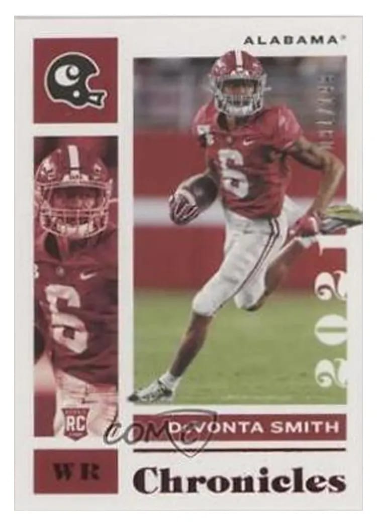 2021 Panini Chronicles Draft Picks DeVonta Smith #6 card