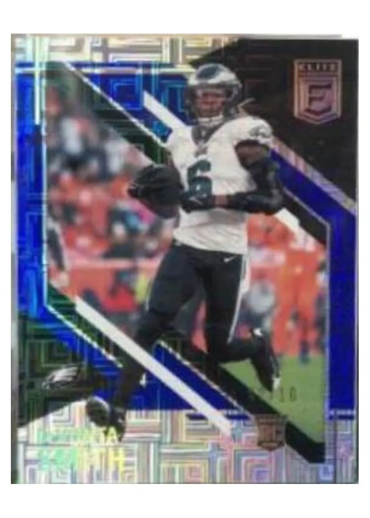 2021 Panini Chronicles Elite Update DeVonta Smith Blue #183 card