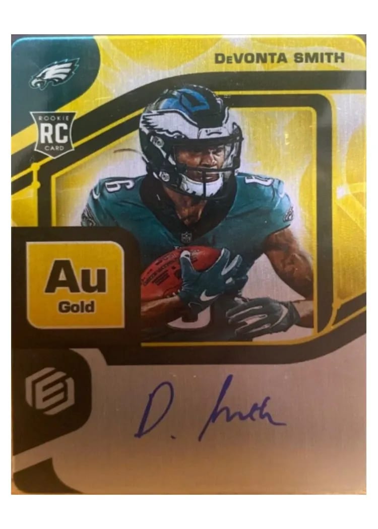 2021 Panini Elements DeVonta Smith #128 card