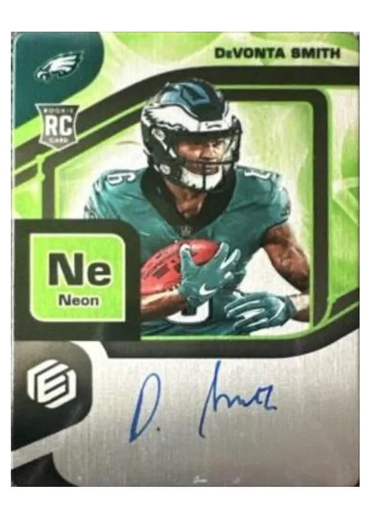 2021 Panini Elements DeVonta Smith #128 card