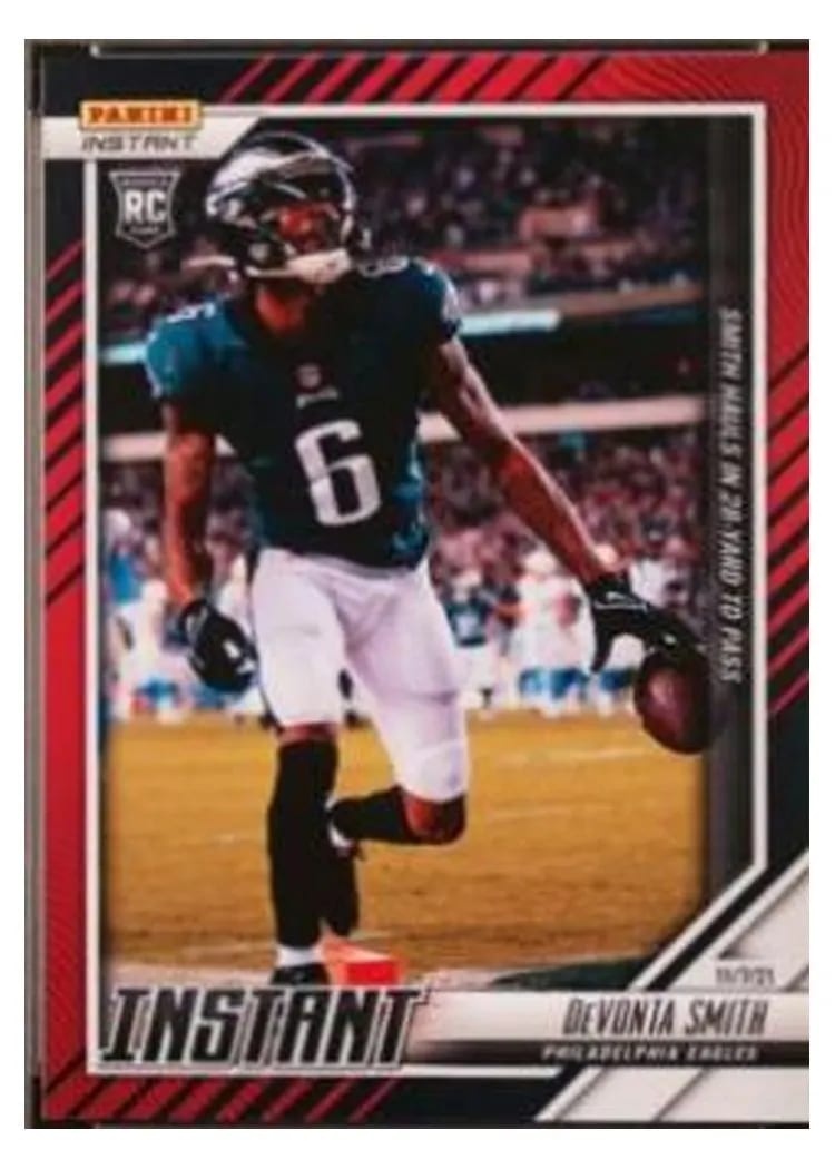 2021 Panini Instant NFL DeVonta Smith #93 card