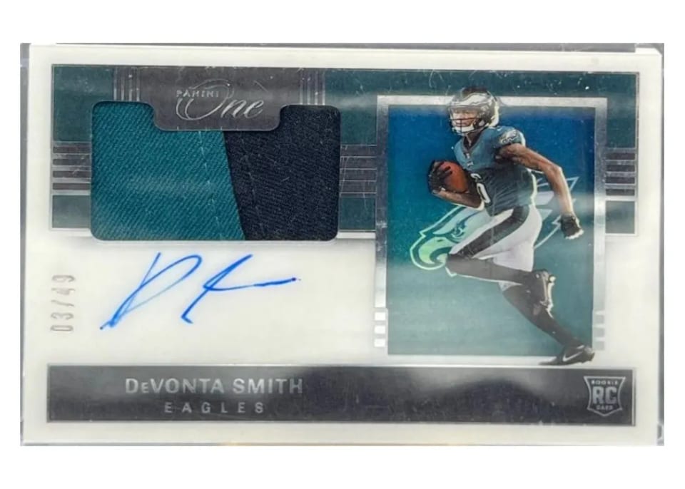 2021 Panini One DeVonta Smith #120 card