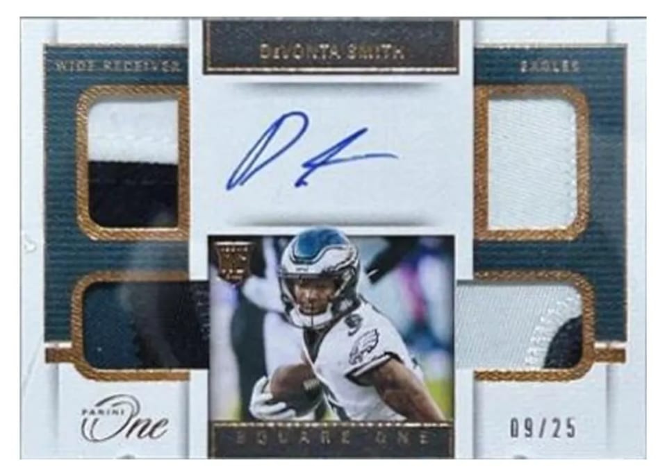 2021 Panini One DeVonta Smith #120 card