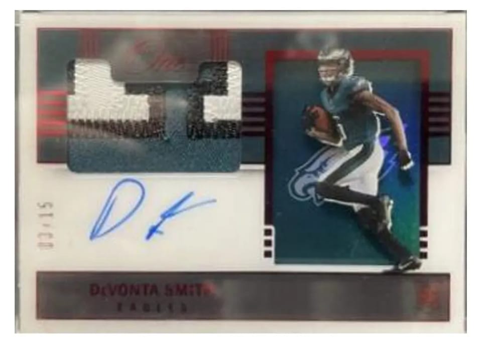 2021 Panini One DeVonta Smith #120 card