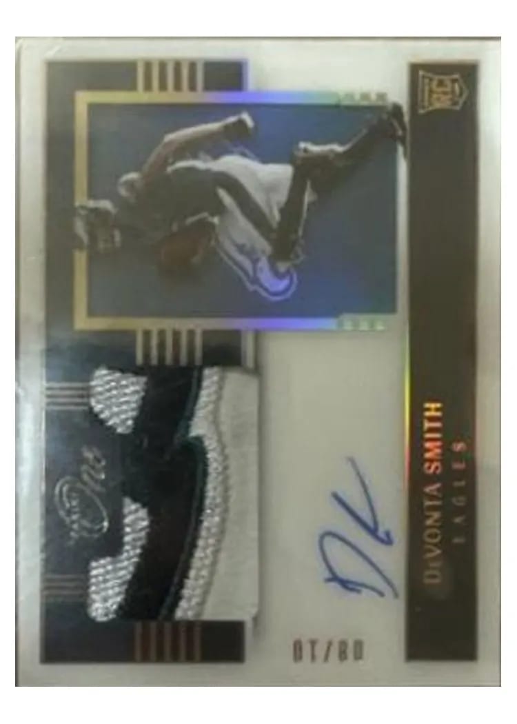 2021 Panini One DeVonta Smith #120 card