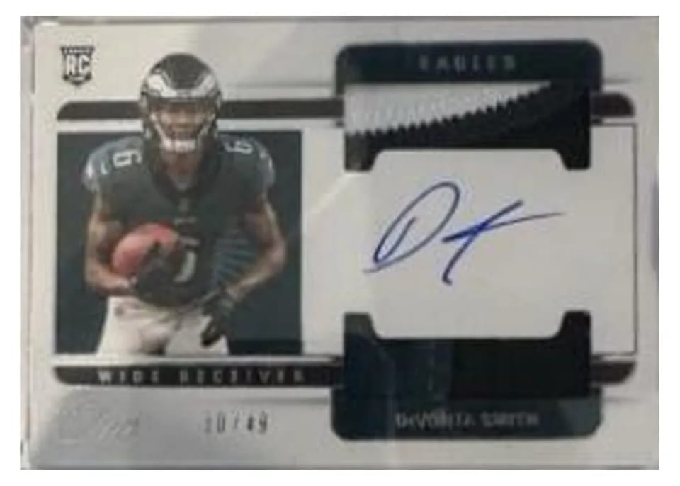 2021 Panini One DeVonta Smith #35 card