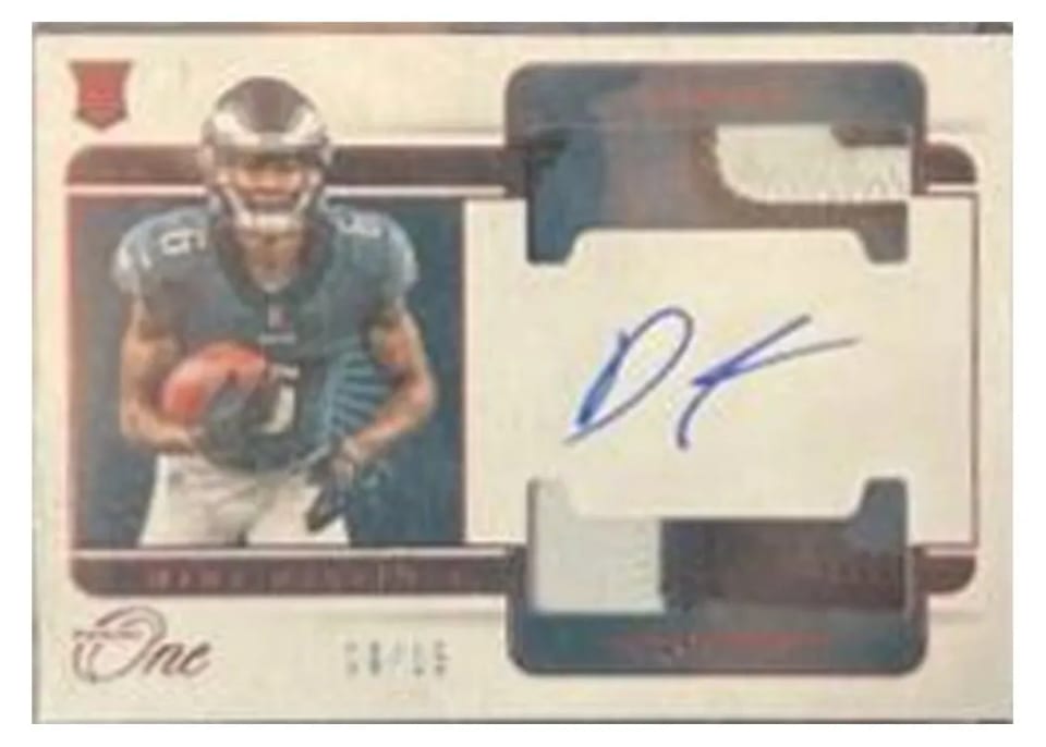 2021 Panini One DeVonta Smith #35 card