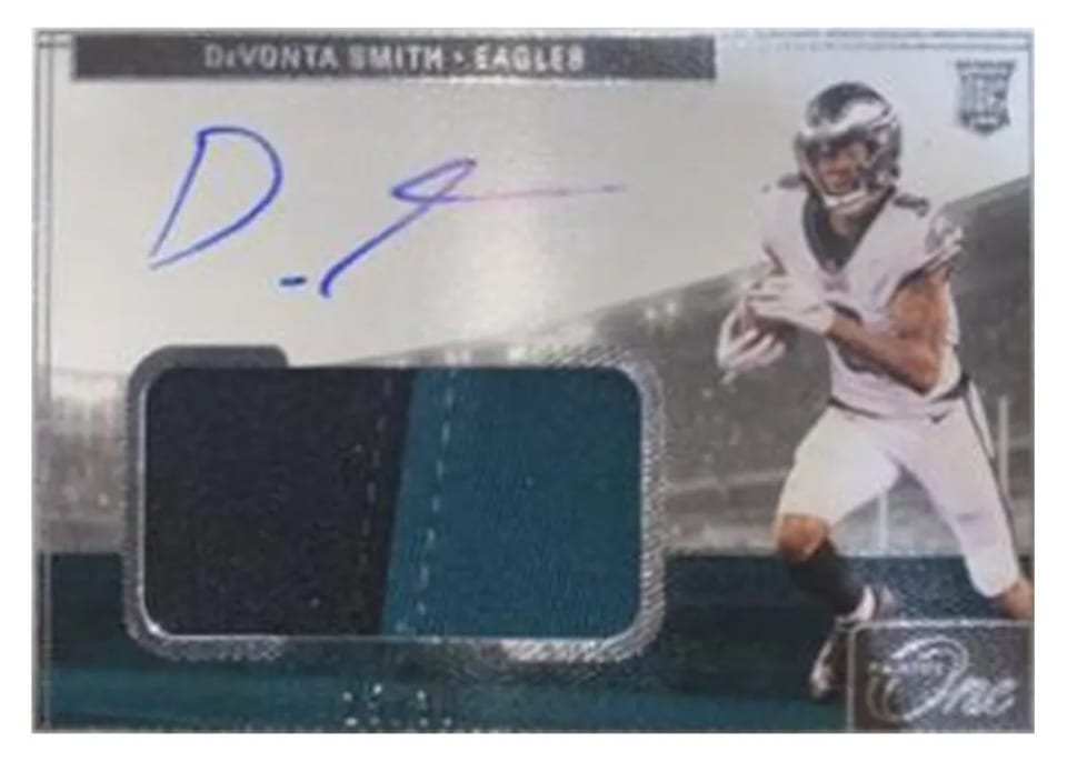 2021 Panini One DeVonta Smith #5 card