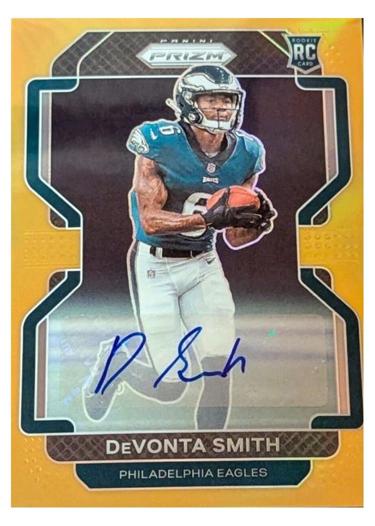 2021 Panini Prizm Base Set DeVonta Smith #335 card