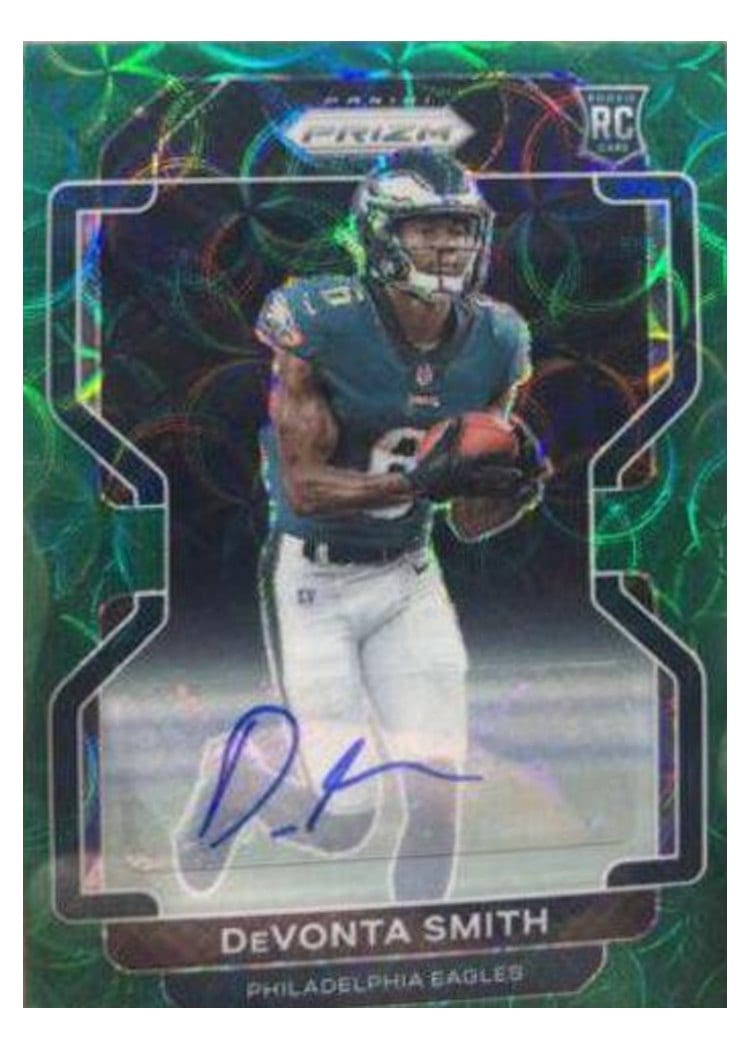 2021 Panini Prizm Base Set DeVonta Smith #335 card