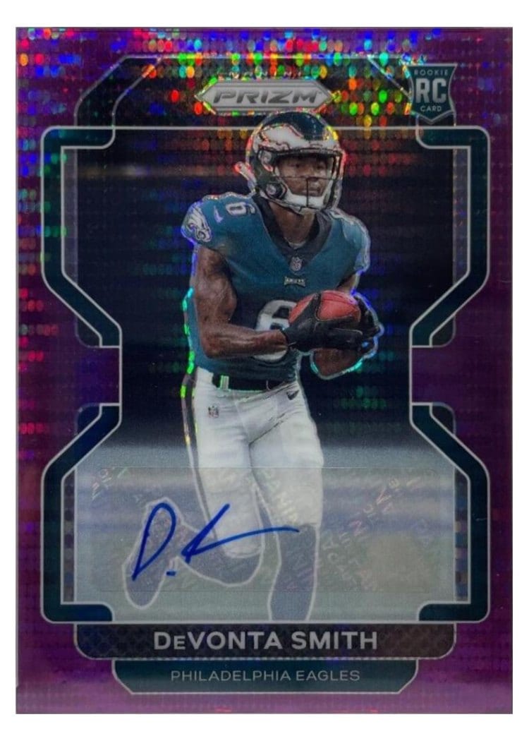 2021 Panini Prizm Base Set DeVonta Smith #335 card