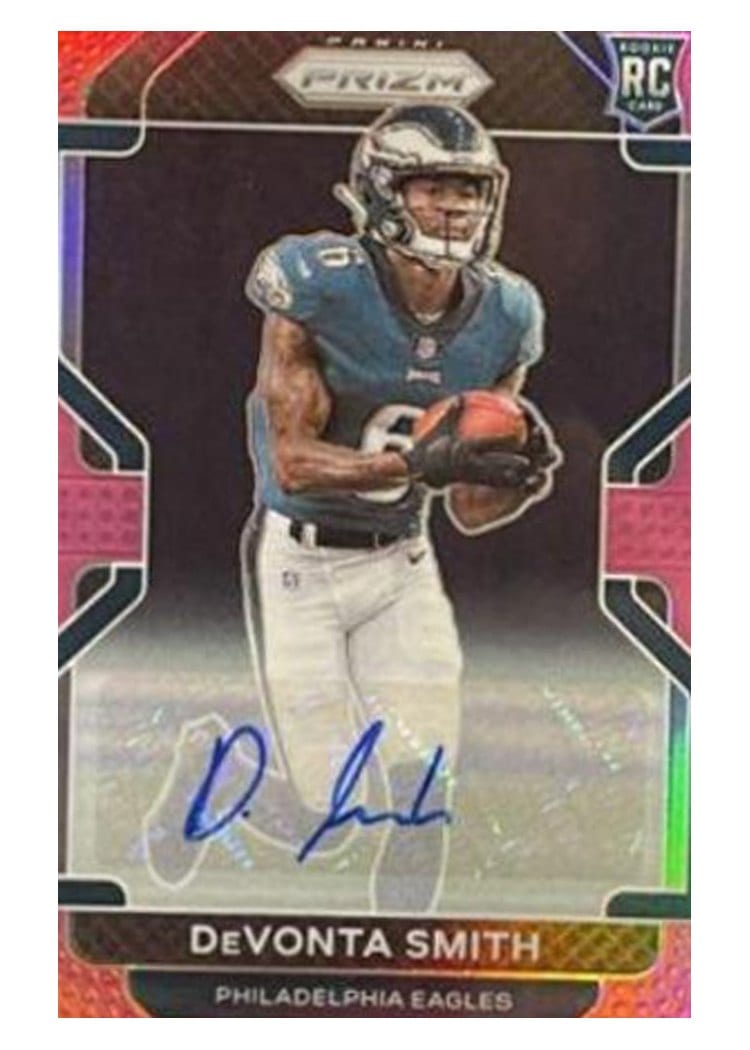 2021 Panini Prizm Base Set DeVonta Smith #335 card