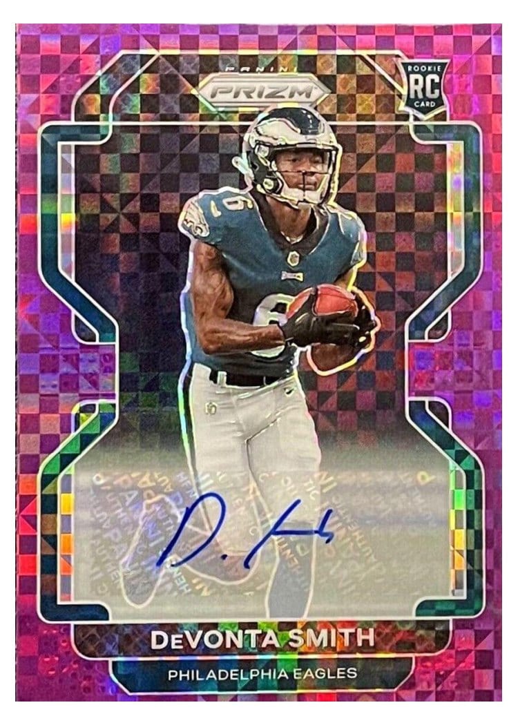 2021 Panini Prizm Base Set DeVonta Smith #335 card