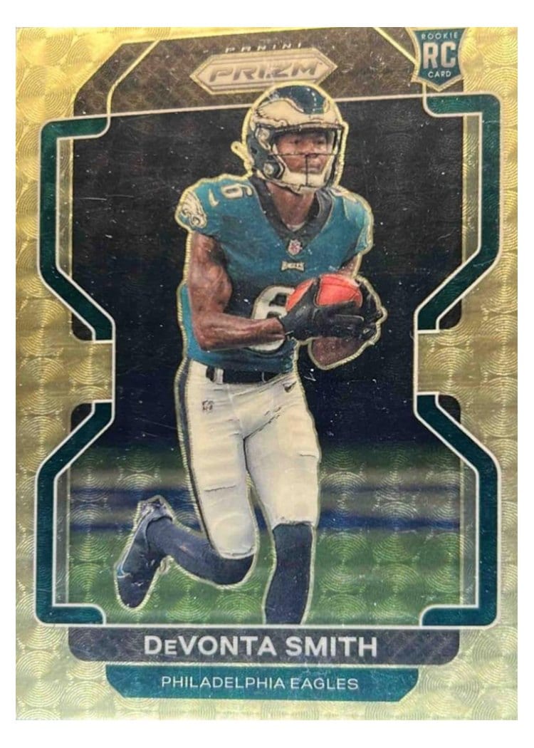 2021 Panini Prizm Base Set DeVonta Smith #335 card