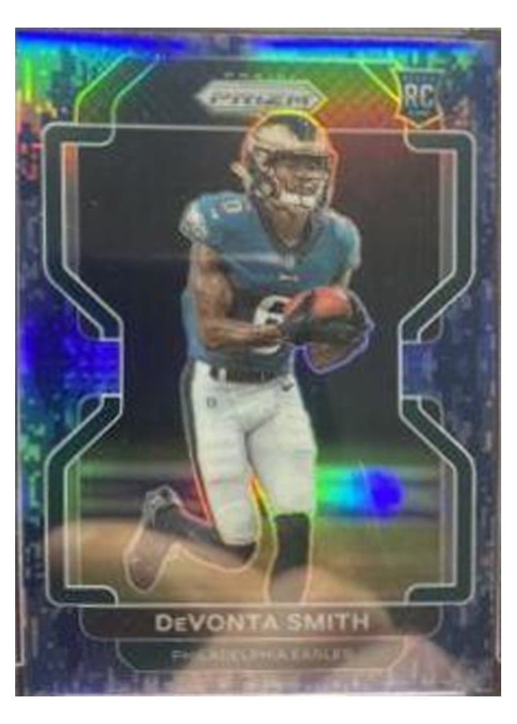 2021 Panini Prizm Base Set DeVonta Smith #335 card