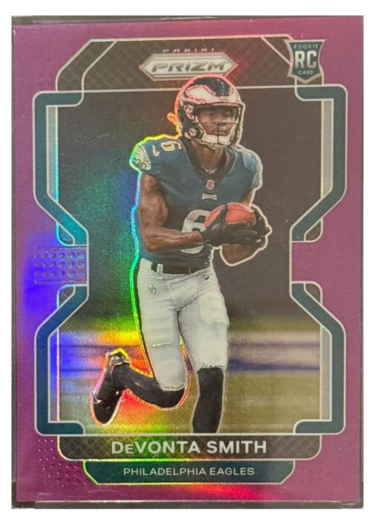 2021 Panini Prizm Base Set DeVonta Smith #335 card