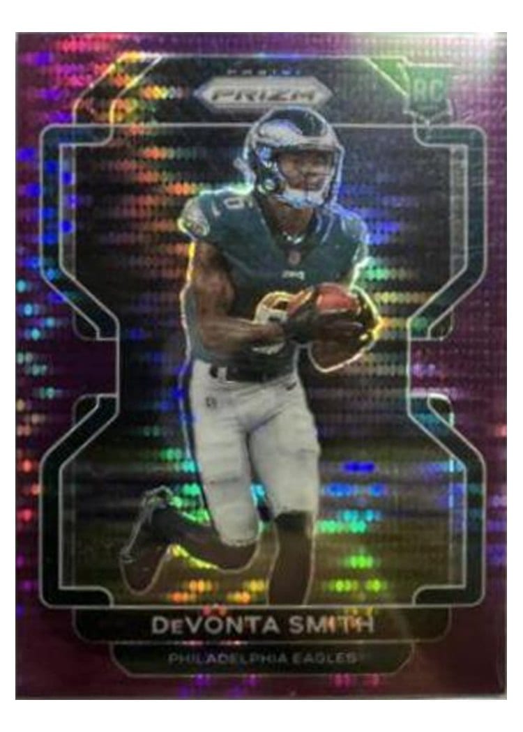 2021 Panini Prizm Base Set DeVonta Smith #335 card