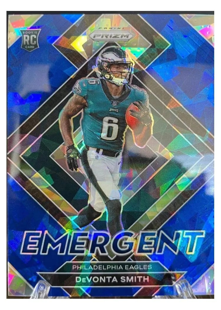 2021 Panini Prizm Emergent DeVonta Smith #E-5 card