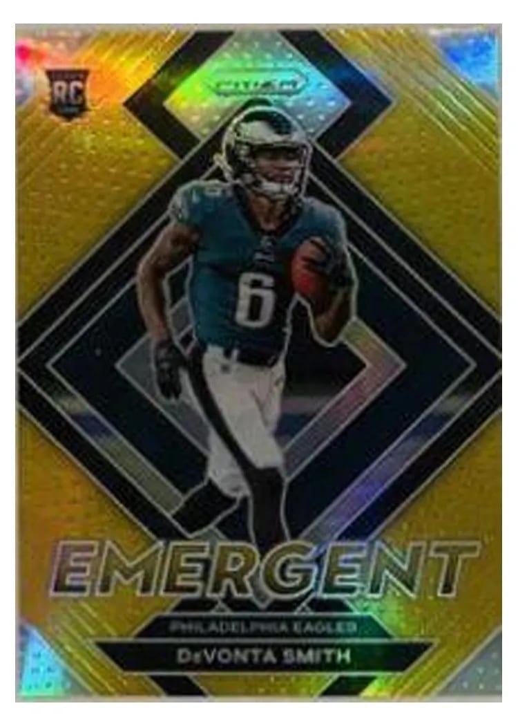 2021 Panini Prizm Emergent DeVonta Smith #E-5 card