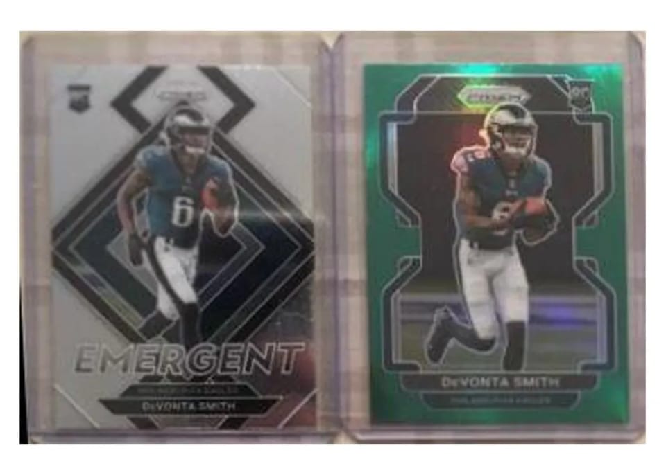2021 Panini Prizm Emergent DeVonta Smith #E-5 card