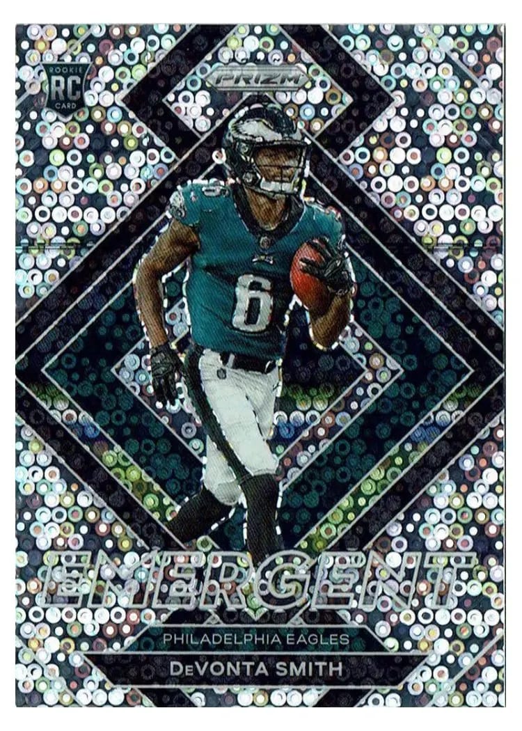 2021 Panini Prizm Emergent DeVonta Smith #E-5 card