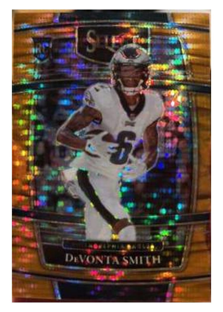 2021 Panini Select DeVonta Smith Orange #49 card