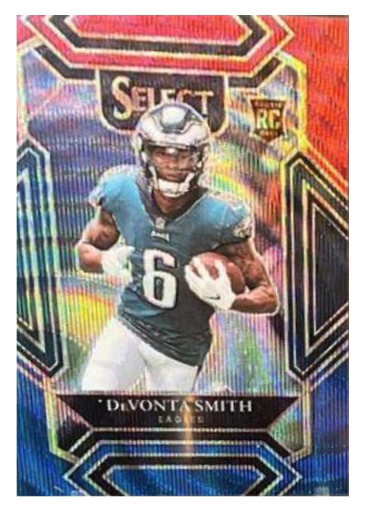 2021 Panini Select Base Set DeVonta Smith #249 card
