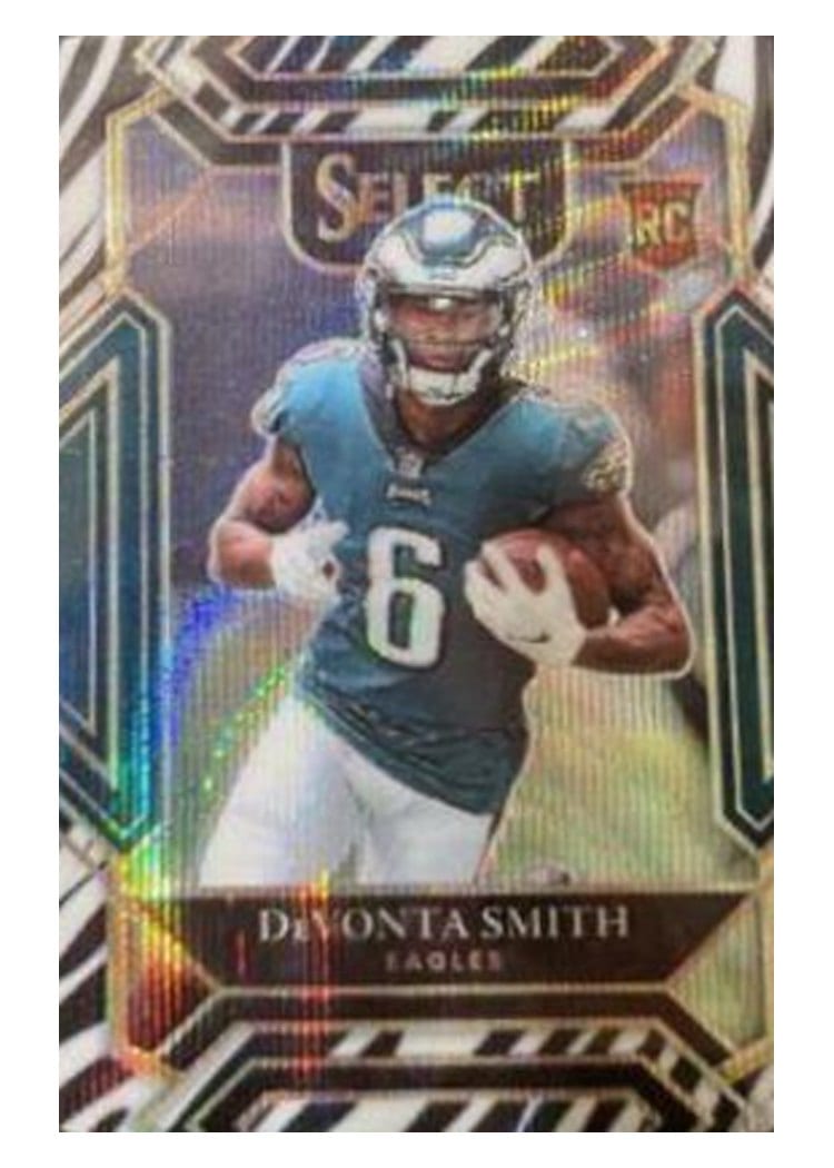 2021 Panini Select Base Set DeVonta Smith #249 card