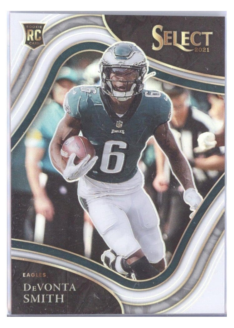 2021 Panini Select Base Set DeVonta Smith #349 card