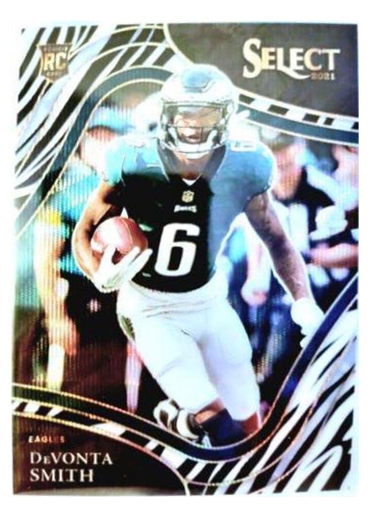 2021 Panini Select Base Set DeVonta Smith #349 card