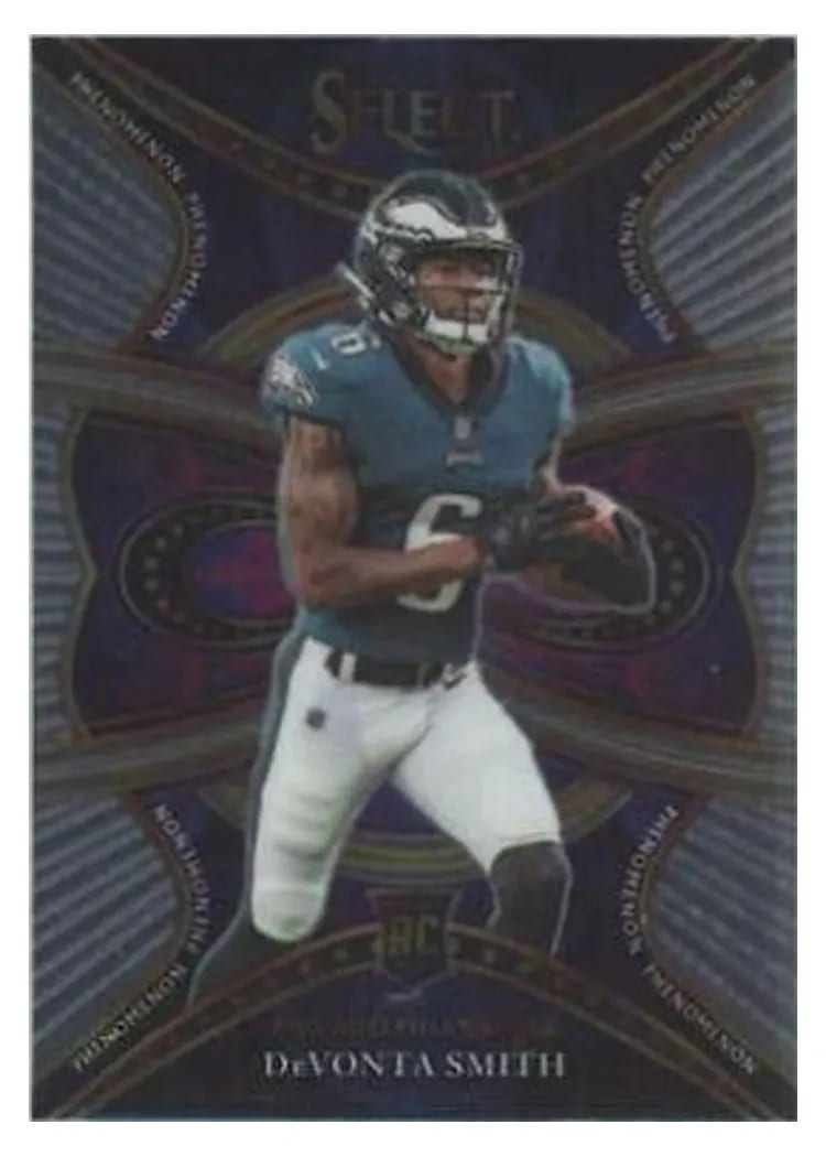 2021 Panini Select Phenomenon DeVonta Smith #PHE-19 card
