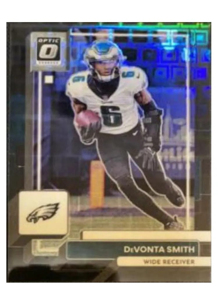 2022 Donruss Optic Base Set DeVonta Smith Black Pandora #160 card